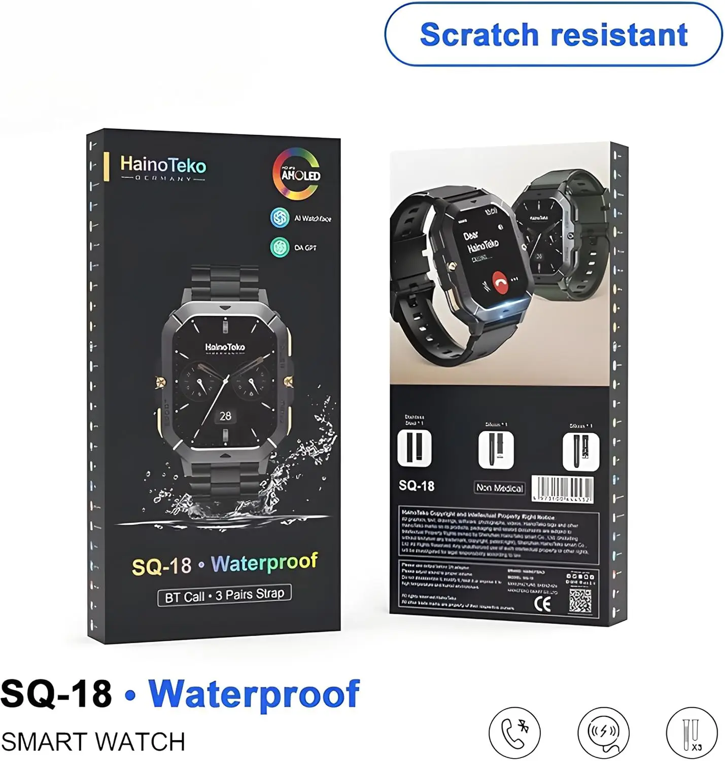 ساعة ذكية هاينو تيكو SQ-18 ساعة ذكية هاينو تيكو SQ-18